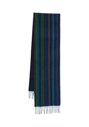 Paul Smith striped scarf - Blue