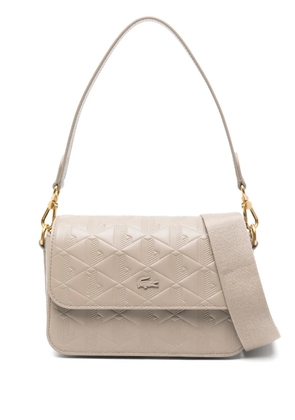 Lacoste leather tote bag - Neutrals