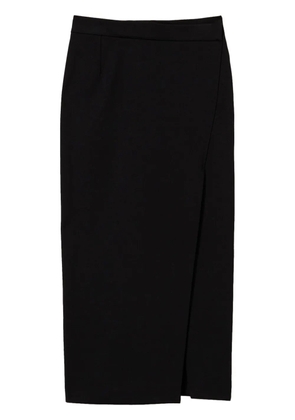 TWINSET asymmetric long skirt - Black
