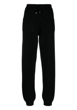 Lorena Antoniazzi drawstring waist wool-blend track pant - Black
