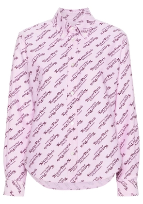 Kenzo x Verdy logo-print cotton shirt - Pink