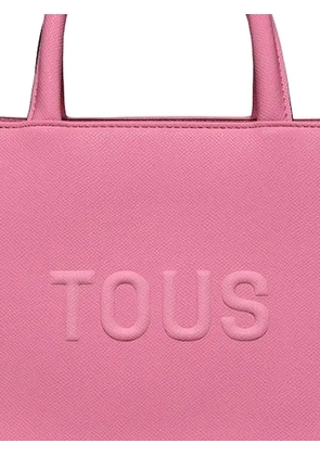 TOUS embossed-logo tote bag - Pink