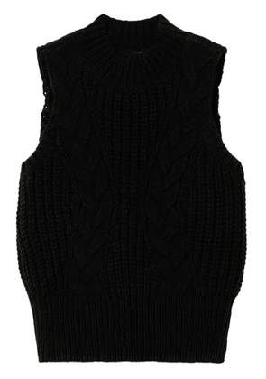 TWINSET cable knit top - Black
