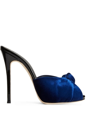 Giuseppe Zanotti 120mm Bridget knot-detail sandals - Blue