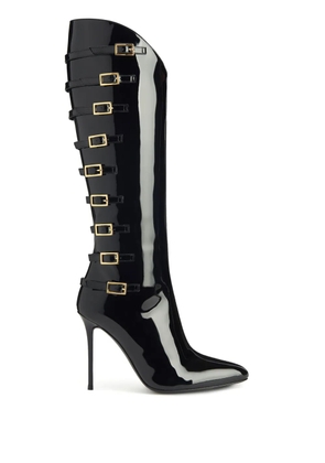 Giuseppe Zanotti Patthi 105mm patent boots - Black