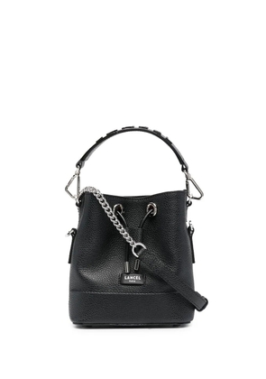 Lancel mini leather bucket bag - Black