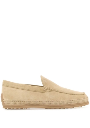 Tod's suede loafers - Neutrals