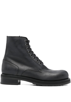 The Row leather boots - Black