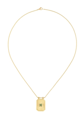 Marie Lichtenberg Luck emerald scapular necklace - Gold