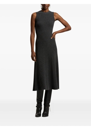 Ralph Lauren Collection ribbed sleeveless midi dress - Grey