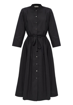 Tory Burch belted cotton shirt dress - Black