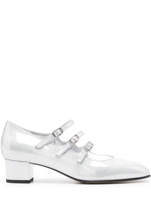 Carel Paris 40mm Kina Mary Jane shoes - Silver