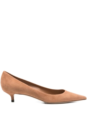 Jimmy Choo 40mm Amelia pointed-toe pumps - Neutrals
