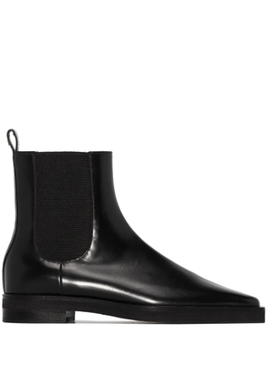 TOTEME square-toe Chelsea boots - Black