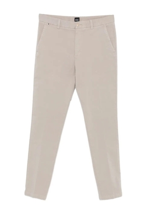 BOSS stretch twill trousers - Neutrals