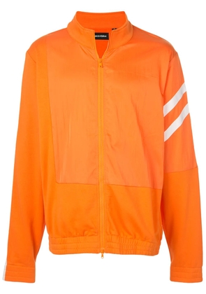 God's Masterful Children geometric panelled bomber jacket - Orange