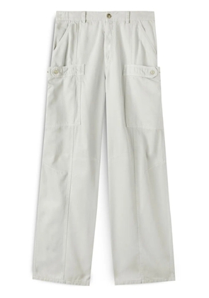 Palm Angels patch-pocket wide-leg trousers - Grey