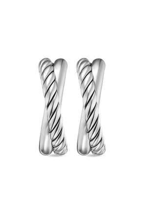David Yurman sterling silver Cable Hoop earrings