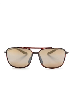 Maui Jim Kaupo Gap mirrored sunglasses - Brown