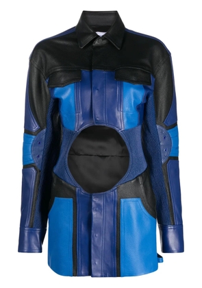 Off-White motorcycle hole mini dress - Black