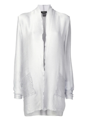 Avant Toi plissé cardigan - Blue