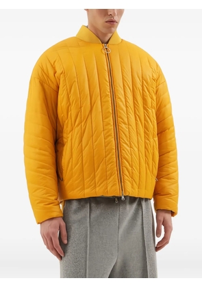1989 STUDIO quilted zip jacket - Yellow