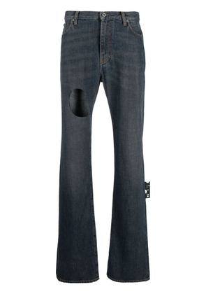 Off-White Hands-Off distressed jeans - Blue