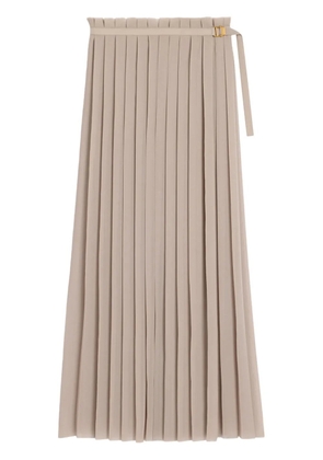 AMI Paris pleated skirt - Grey