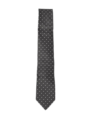 TOM FORD silk polka-dot tie - Grey