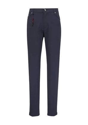 Marco Pescarolo charm-detail trousers - Blue