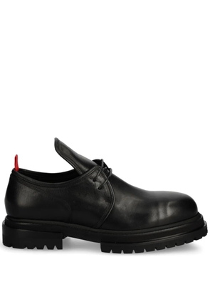 424 leather derby shoes - Black