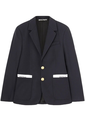 Palm Angels Sartorial Tape button-up blazer - Blue