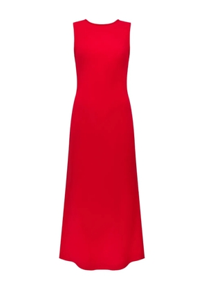 Another Tomorrow cowl-back midi dress - Red