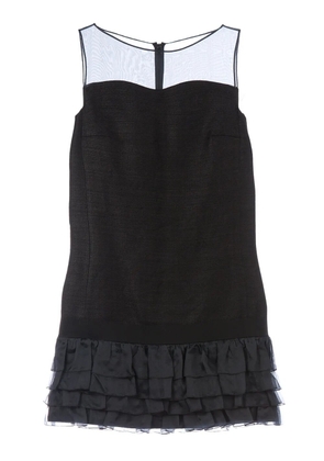 Giambattista Valli ruffle hem dress - Black