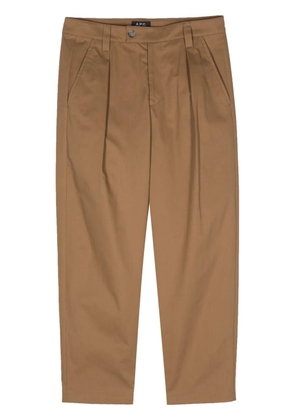 A.P.C. Renato carrot-cut trousers - Brown
