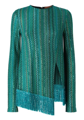 Missoni Zigzag blouse - Green