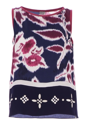 Mantu printed sleeveless top - Purple