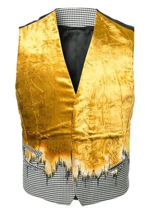 Haider Ackermann reconstructed gradient gilet - Yellow