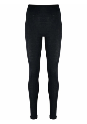 Hanro silk-merino blend leggings - Black