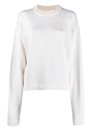 Jil Sander two-tone jumper - Neutrals