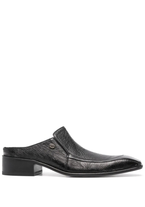 Martine Rose Snout leather mules - Black