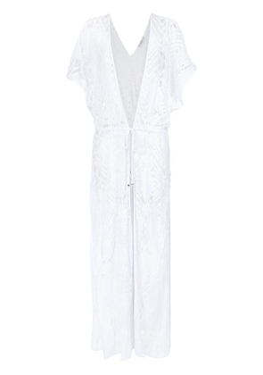 Amir Slama knitted beach dress - White