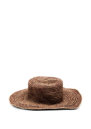 Sensi Studio crochet straw hat - Neutrals