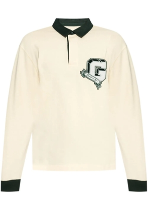 Givenchy logo-patch polo shirt - Neutrals