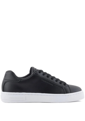 Armani Exchange logo sneakers - Black