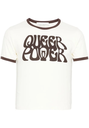 Ludovic de Saint Sernin Queer Power T-shirt - Neutrals