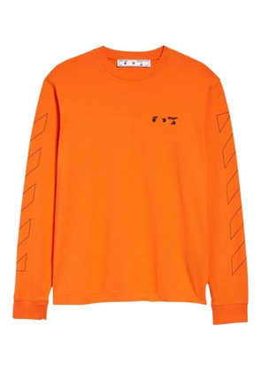 Off-White Arrows Long-Sleeve Skate T-shirt - Orange
