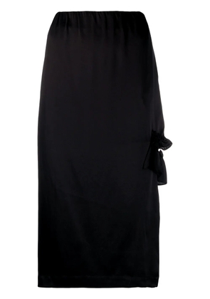 Simone Rocha cut-out ruffle detail skirt - Black