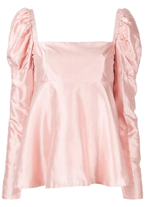 Macgraw Romantic puff sleeve top - Pink
