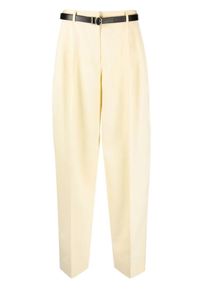 Jil Sander regular butter wool trousers - Yellow